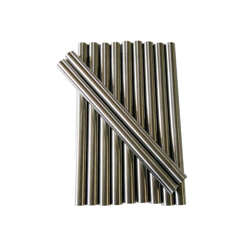 Zilvergrijze metallic glans molybdeenelektrodestaaf